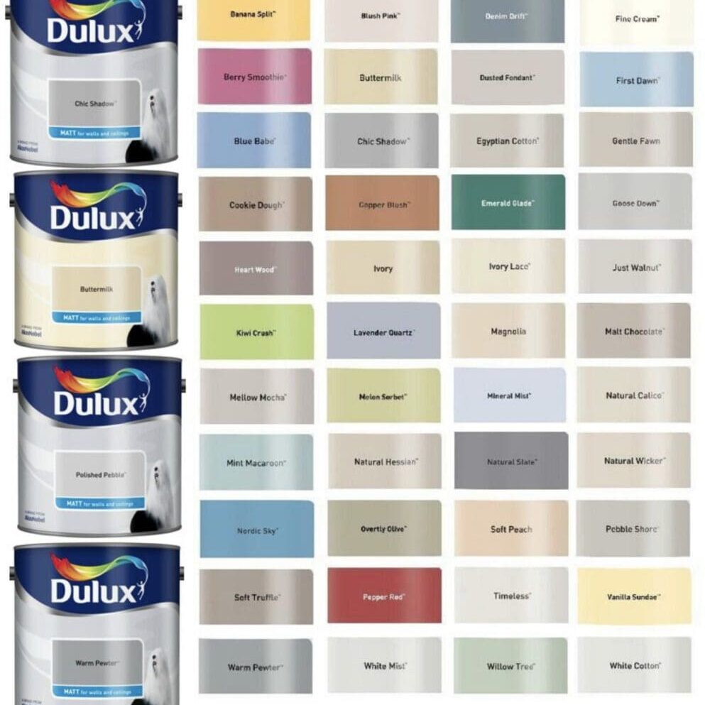 Dulux matt emulsion colors offer a range of decorating benefits to transform any room or space in your home: