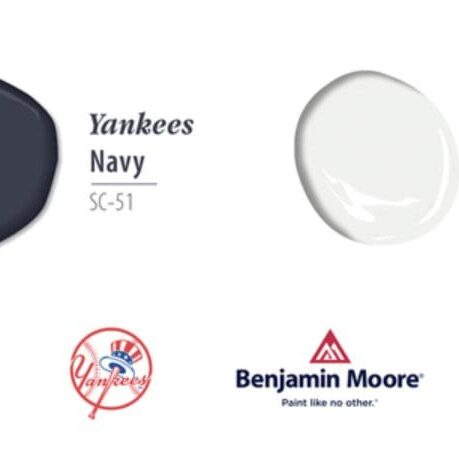 Give your room or home an update with these Benjamin Moore New York Yankees Paint Colors. Enjoy showing off your team spirit with these iconic hues.