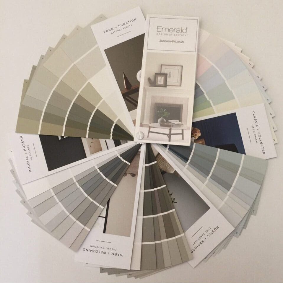 Sherwin Williams Emerald Edition Fan Deck. All Los Angeles Painting Company, Inc.