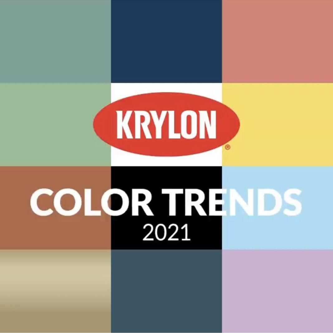 Krylon 2021 Trending Color Palette