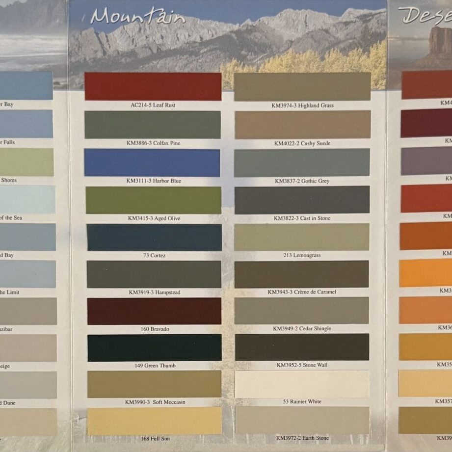 2004 Kelly Moore Sunset Magazine Colors 2004 Kelly Moore Sunset Magazine Colors