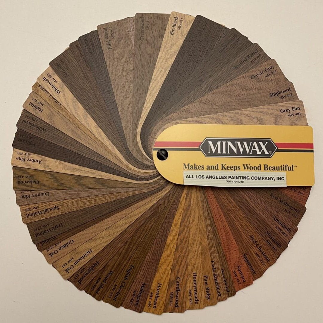 Minwax Stain Color Fan Deck