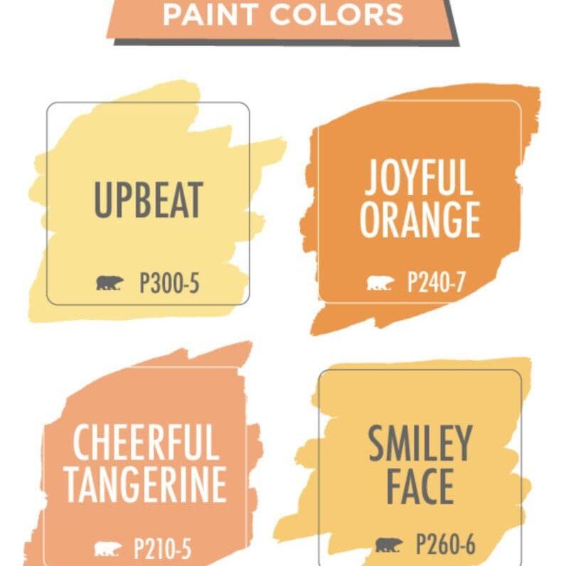 Behr Mood Boosting Paint Color Palette. All Los Angeles Painting Company, Inc.