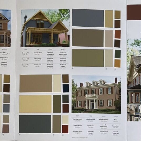 IMG_3417 Sherwin Williams America's Heritage Exterior Historic Collection Color Chart. All Los Angeles Painting Company, Inc.
