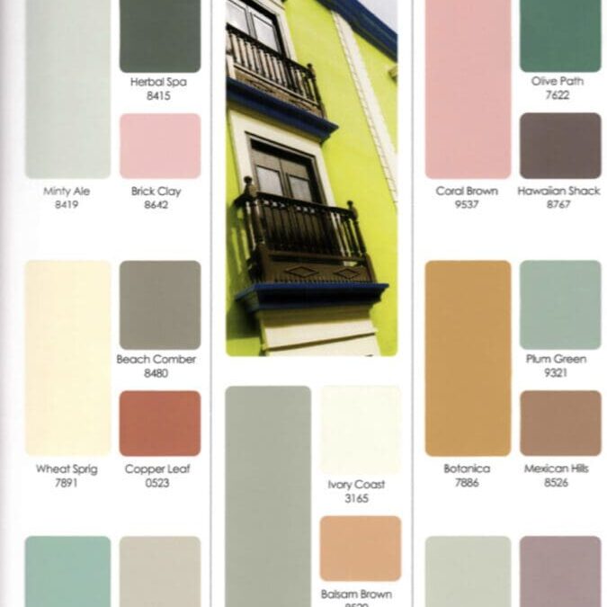 Berger Paint | Earth Inspirations Caribbean Inspired Exterior Color Collection. All Los Angeles Painting Company, Inc.