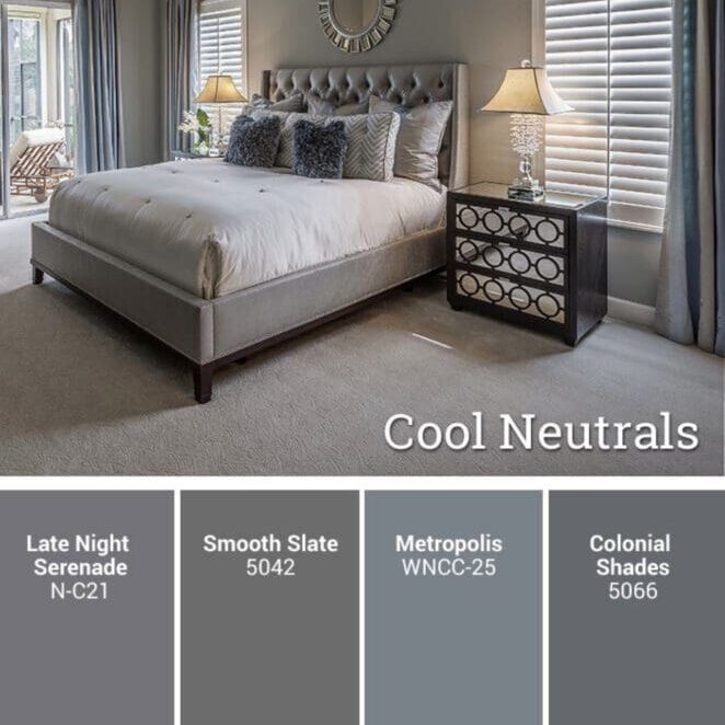 Clark+Kensington Cool Neutral Paint Color Palette. All Los Angeles Painting Company, Inc.