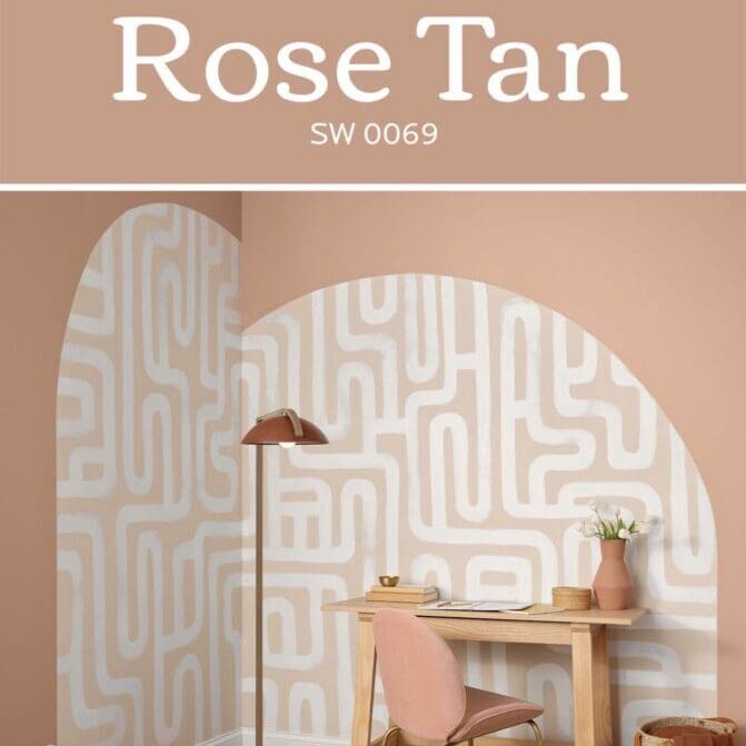 Sherwin Williams May 2022 Color of the Month | Rose Tan. All Los Angeles Painting Company, Inc.