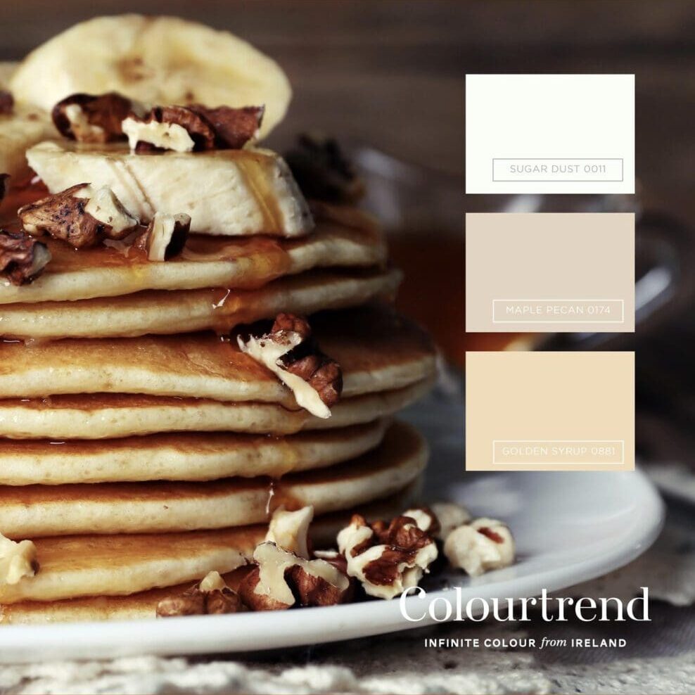 Colourtrend Pancake Inspired Paint Color Palette. These colors are available in Los Angeles.