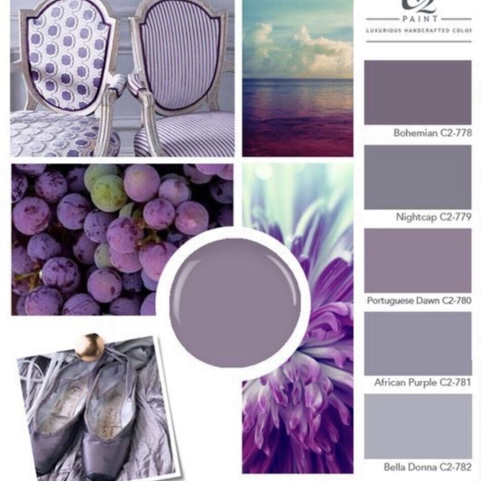 C2 Paint | Lilac Color Inspiration Palette. All Los Angeles Painting Company, Inc.