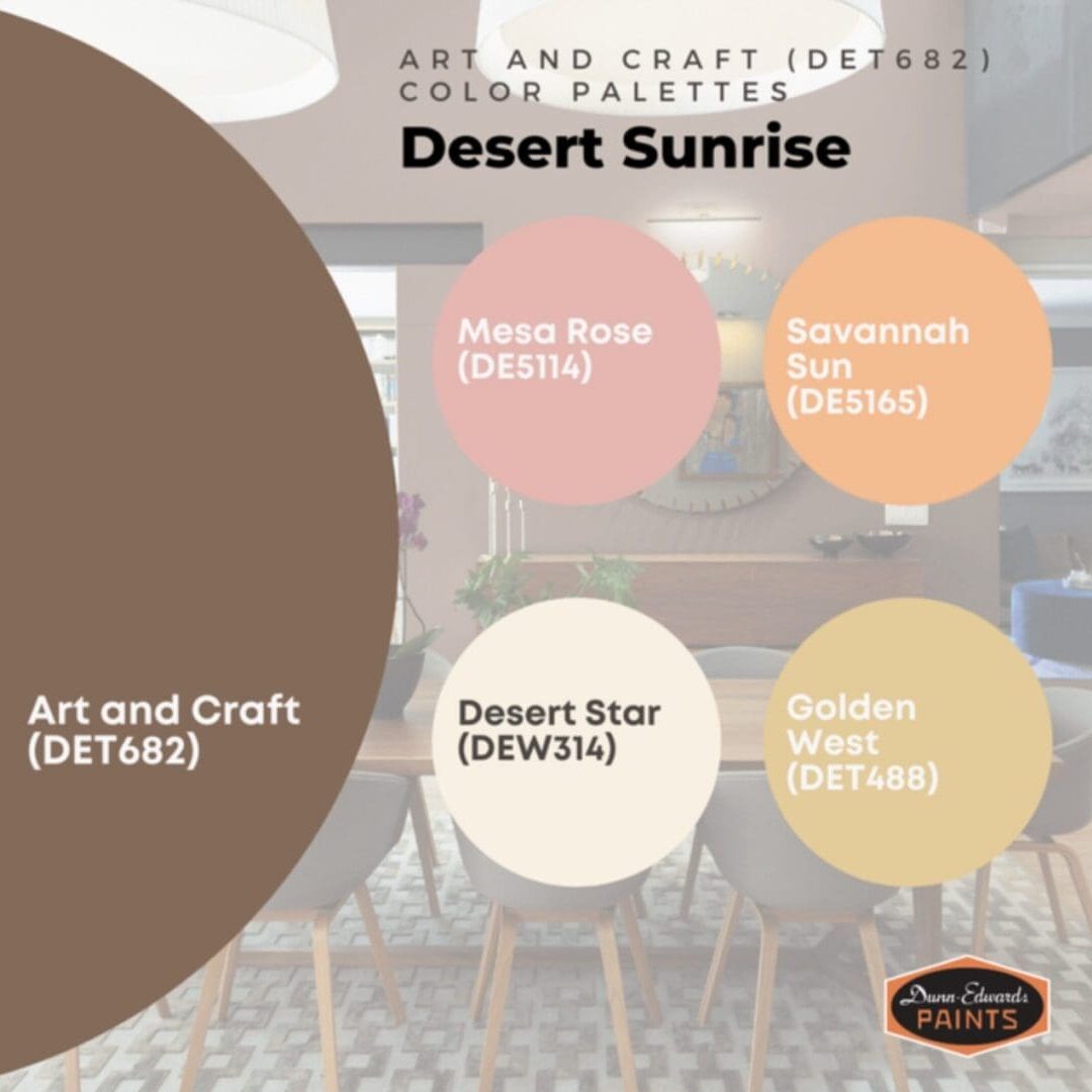 Dunn Edwards | Desert Sunrise Color Palette. All Los Angeles Painting Company, Inc.