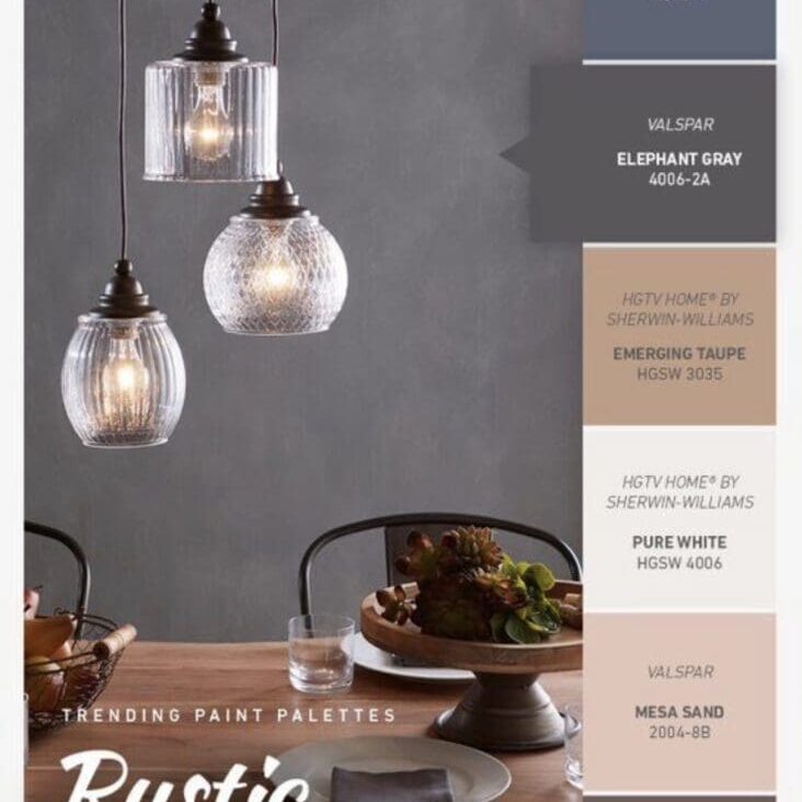 Lowe's Rustic Farmhouse Color Palette. All Los Angeles Painting Company, Inc.