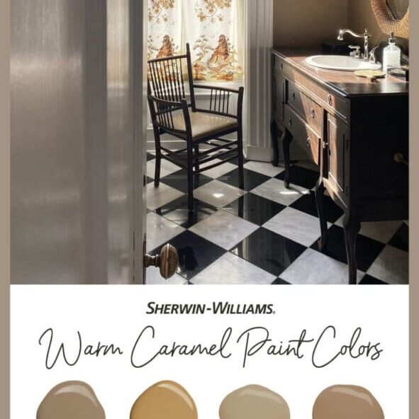 Sherwin Williams | Warm Caramel Color Palette.