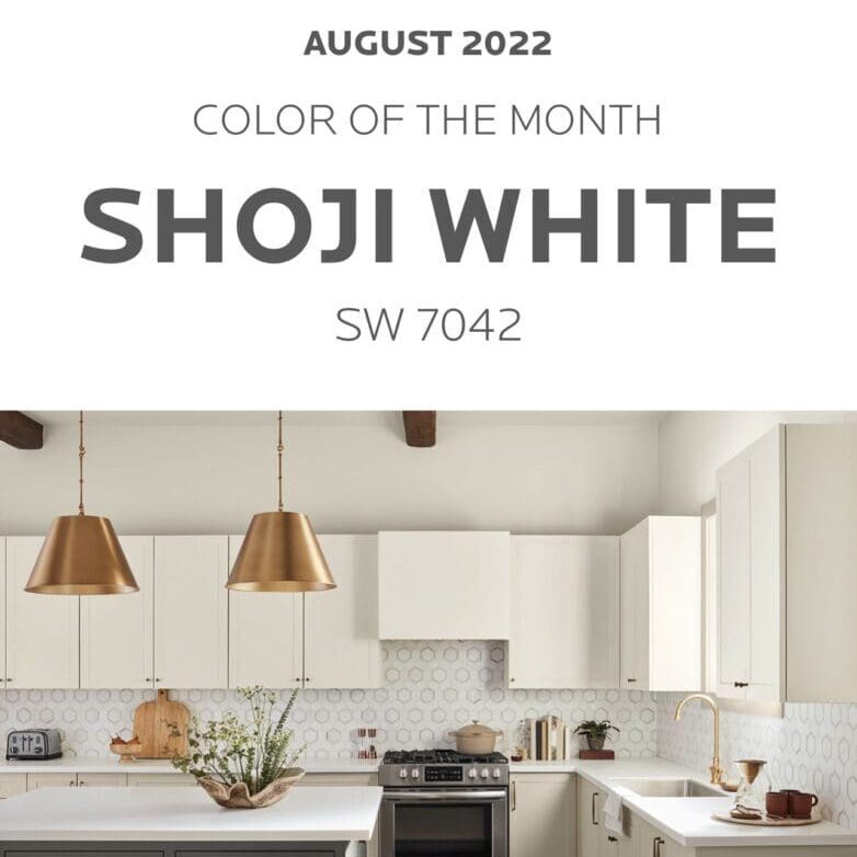 Sherwin Williams August 2022 | Shoji White. All Los Angeles Painting Company, Inc.