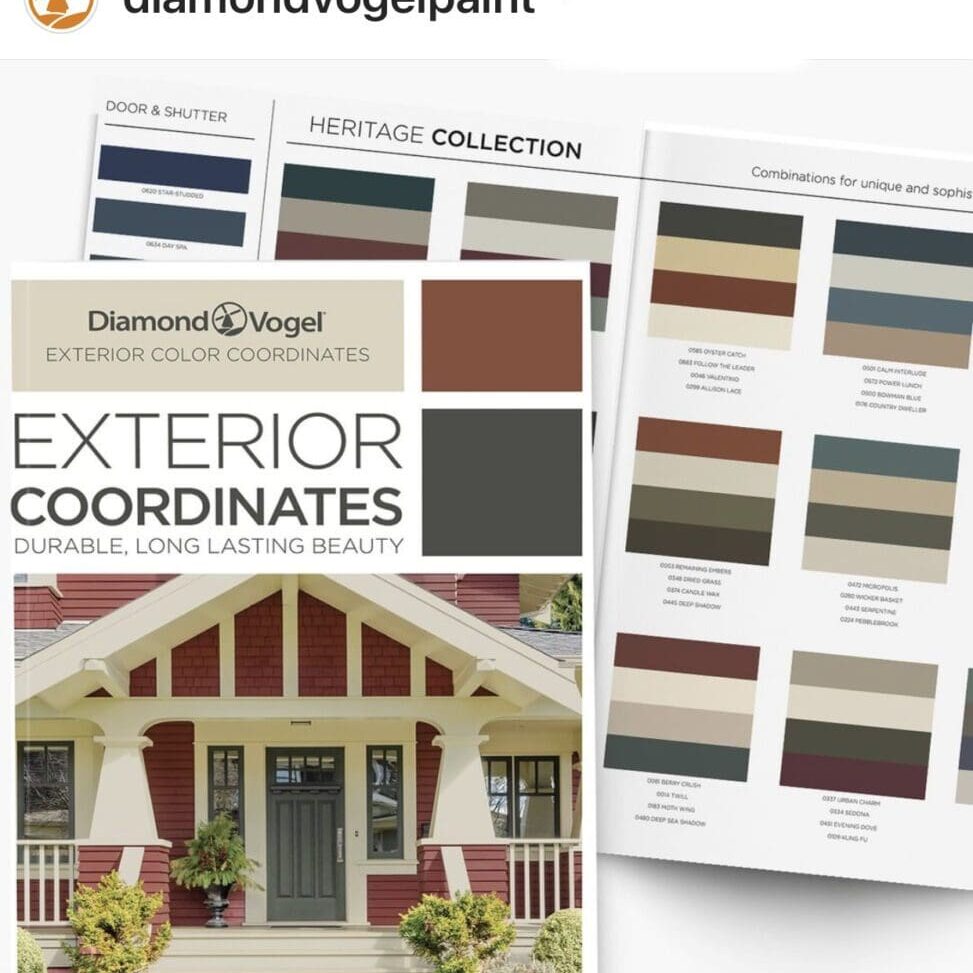 Diamond Vogel Exterior Combinations Color Chart