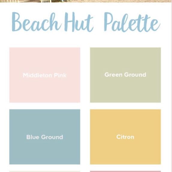 Farrow & Ball Beach Hut Color Palette. All Los Angeles Painting Company, Inc.