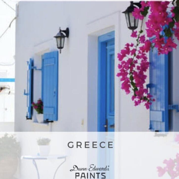 Dunn Edwards | Greece Inspired Color Palette.