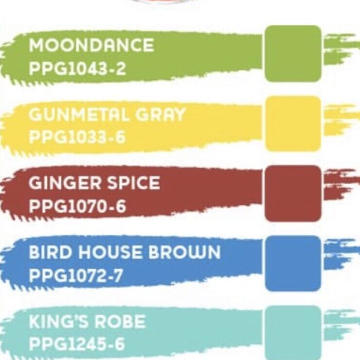 Island Paint Color Chart