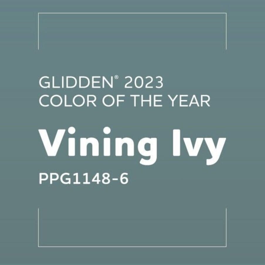 Glidden 2023 Color of the Year | Vining Ivy. All Los Angeles Painting Company, Inc.