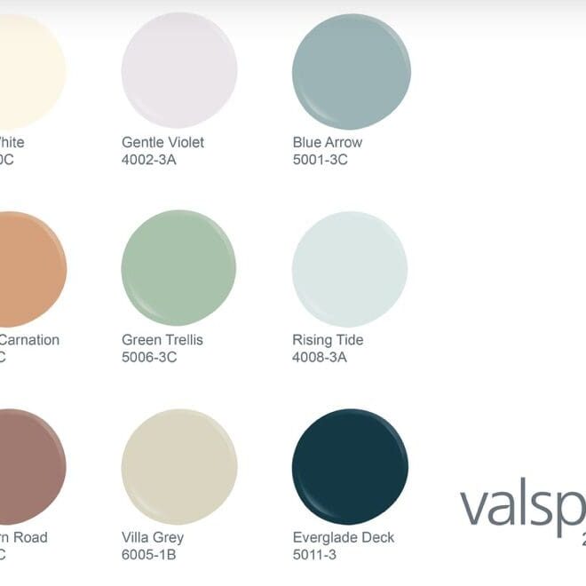 Valspar 2023 Colors of the Year. All Los Angeles Painting Company, Inc.