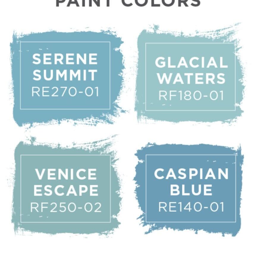 Kilz Ocean Blue Color Palette. All Los Angeles Painting Company, Inc.