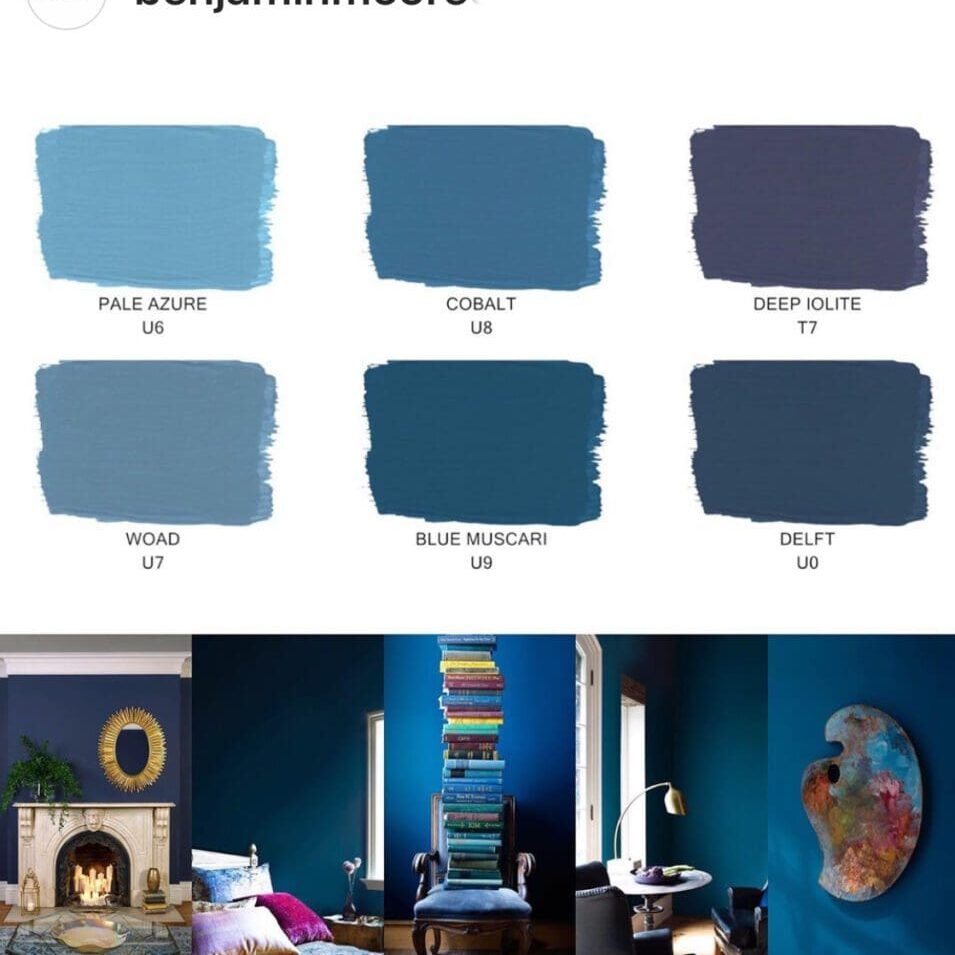 Benjamin Moore Century Paint Blue Colors.