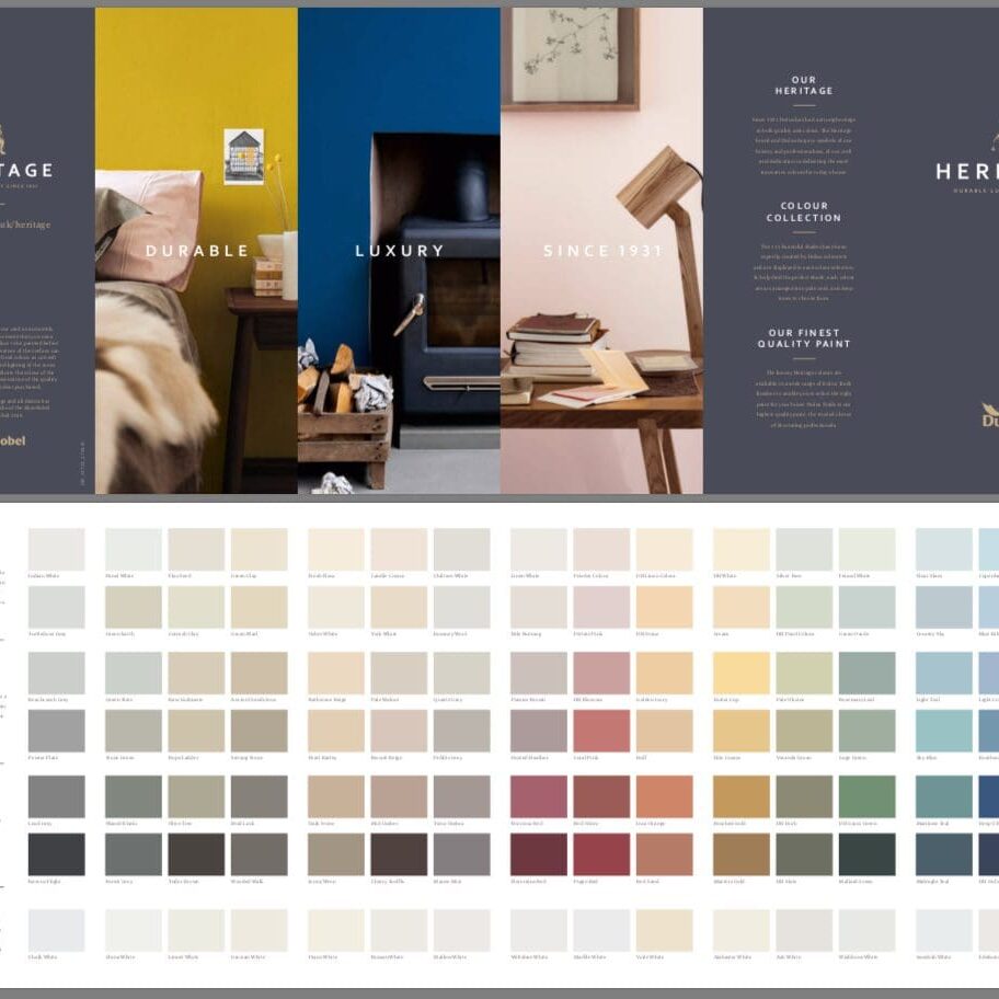 Dulux Heritage Paint Color Collection.