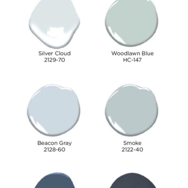 Benjamin Moore Popular Blue Paint Colors.