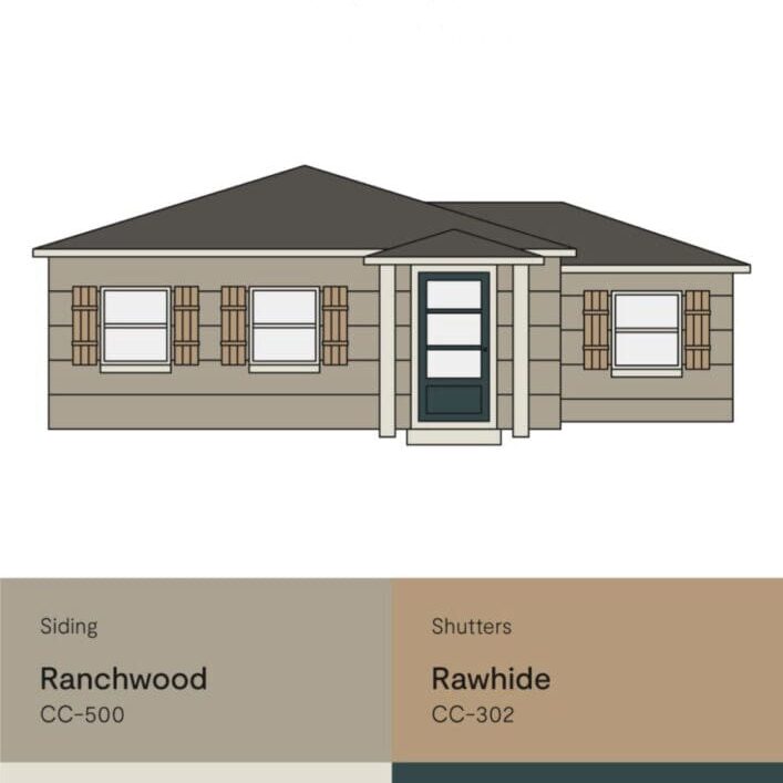 Benjamin Moore Ranch Style Exterior Color Palette. All Los Angeles Painting Company, Inc,