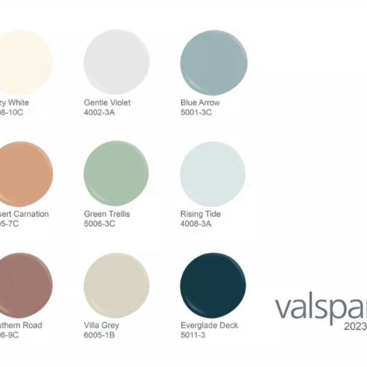 IMG_6501 2023 Valspar Trending Color Collection. All Los Angeles Painting Company, Inc.
