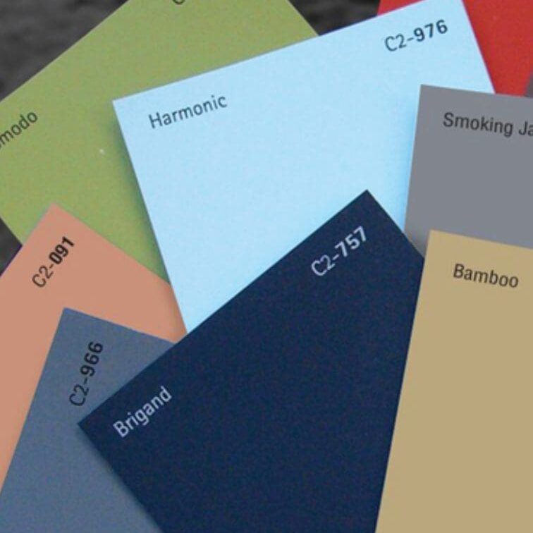 C2 Paint Color Chips