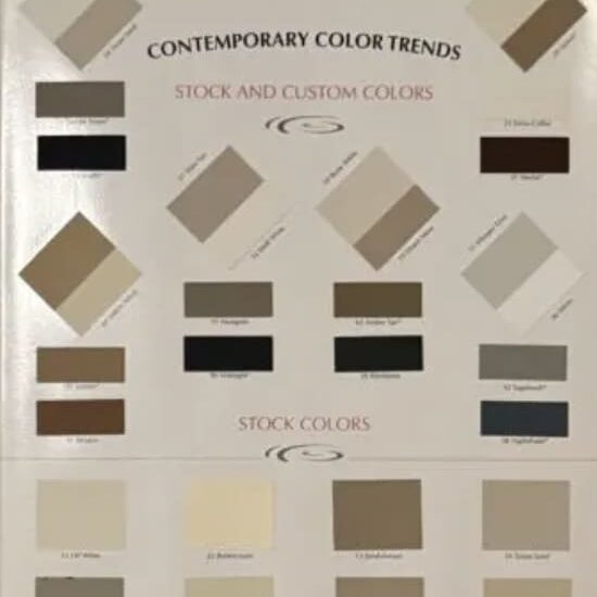 Vista Paints Retro Color Chart. Vista Paints Retro Color Chart.